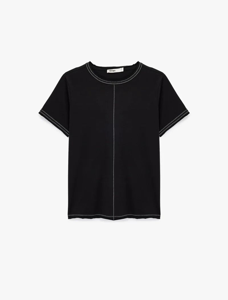 KOTON Stitch Detail T-Shirt