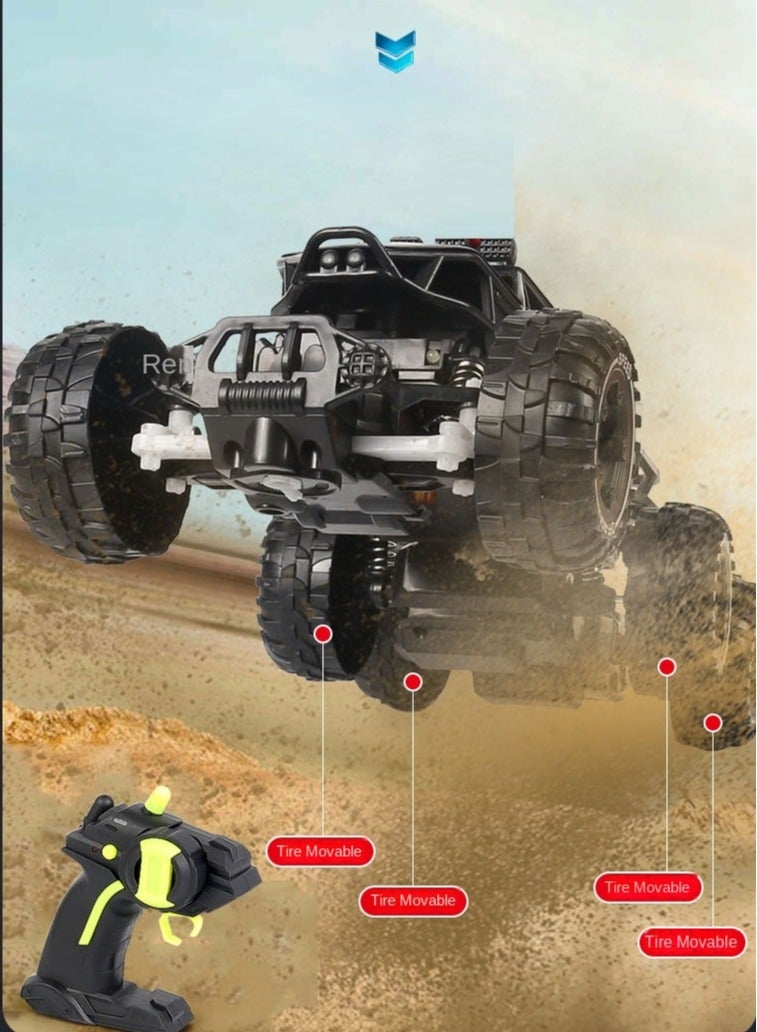 RAKAY 4WD 6-Wheel Remote Control Car, Off-Road High-Speed RC Climbing Vehicle Toy for Kids, Electric Toy Car Gift Birthday for Kids Fun Outdoor Toys(2.4GHz Remote, Waterproof Design)  - Image 3
