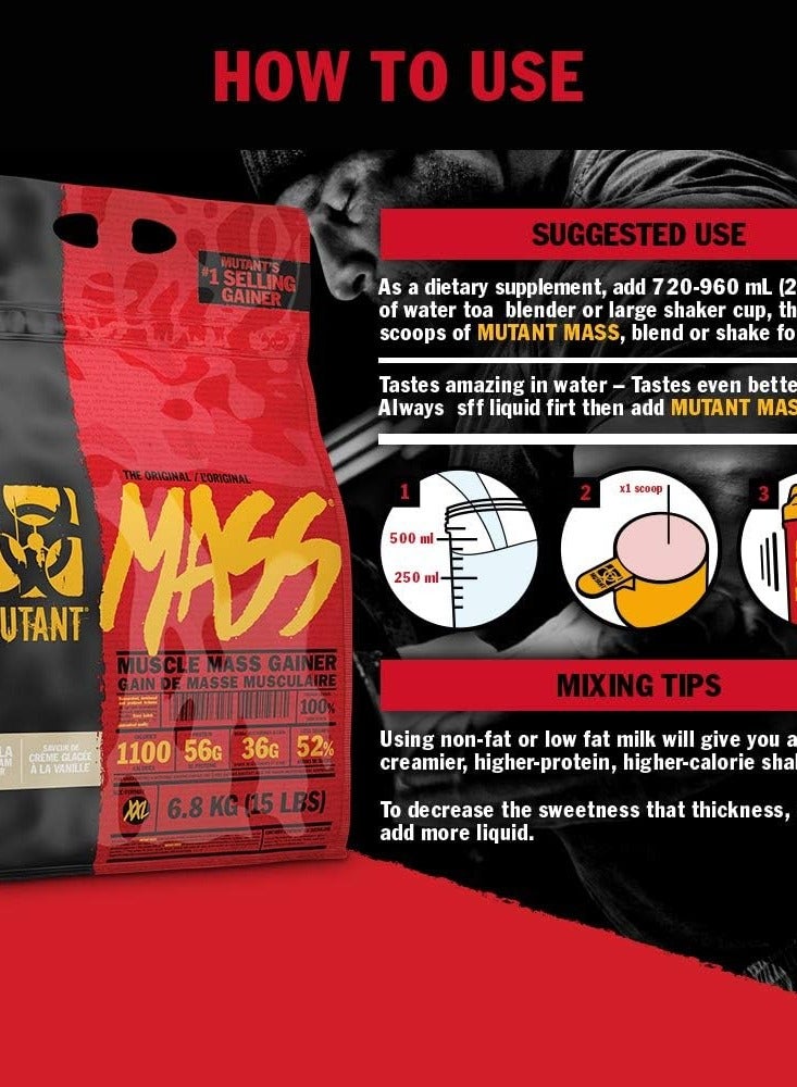 Mutant The Original Mass 49 Servings Triple chocolate 15Lb 6.8kg - Image 5