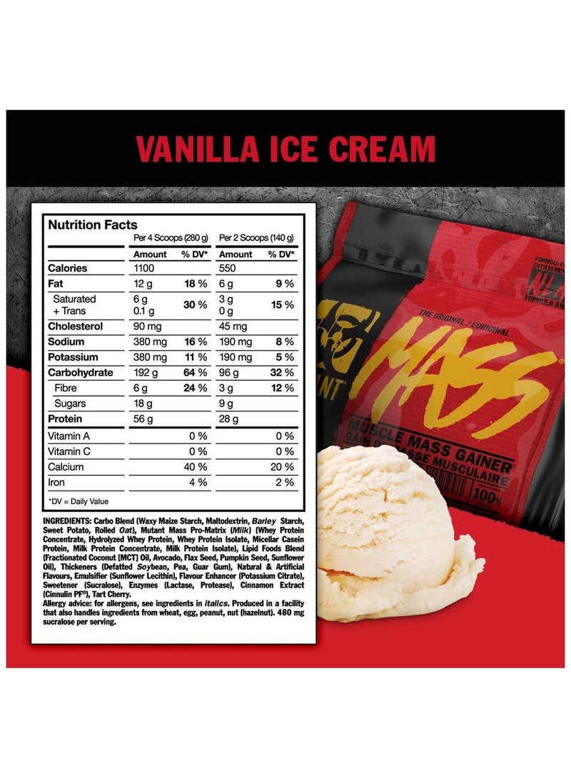 Mutant The Original Mass 49 Servings Triple chocolate 15Lb 6.8kg - Image 4