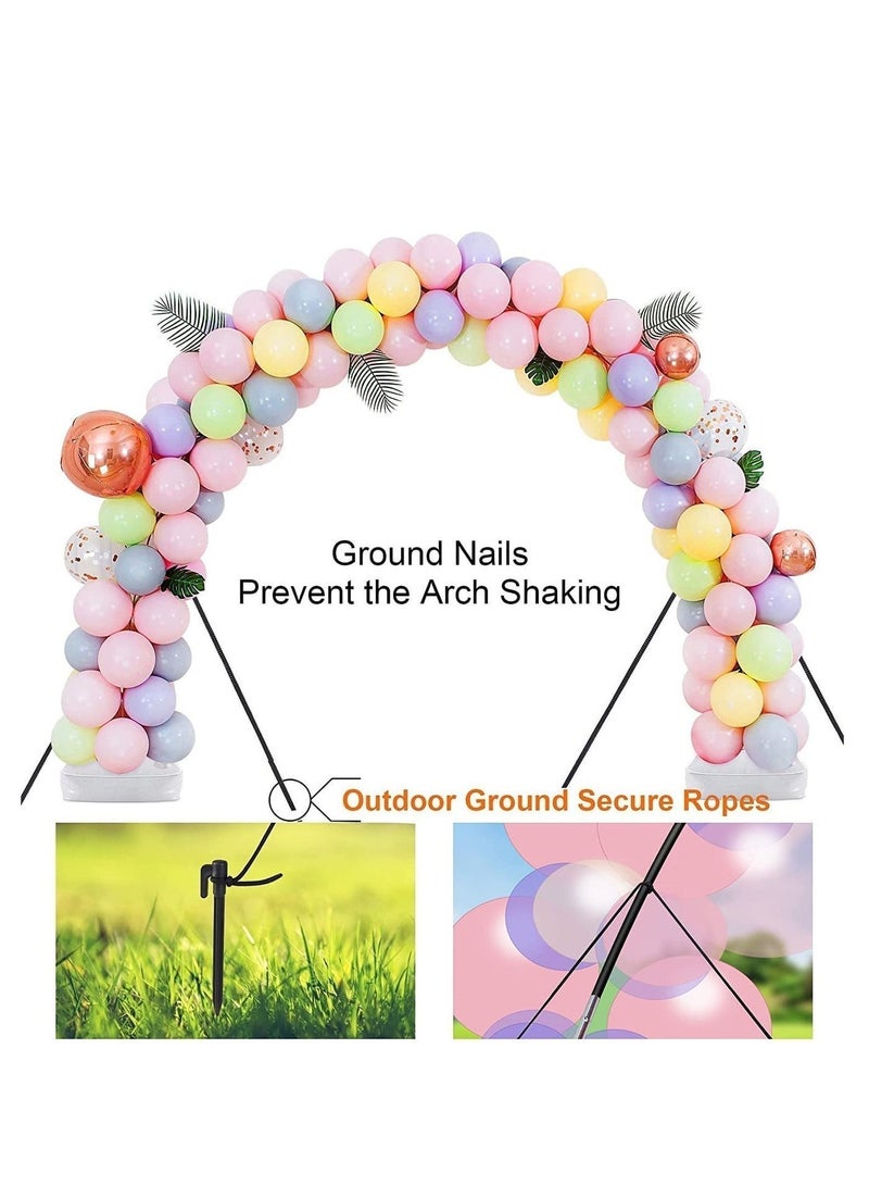 xppier Balloon Arch Kit with Base, Adjustable Balloon Arch Stand Kit for Outdoors Indoor, 50Pcs Balloon Clips, Balloon Pump Knotter for Wedding Baby Shower Birthday Party Supplies Decorations for Kids - Image 5