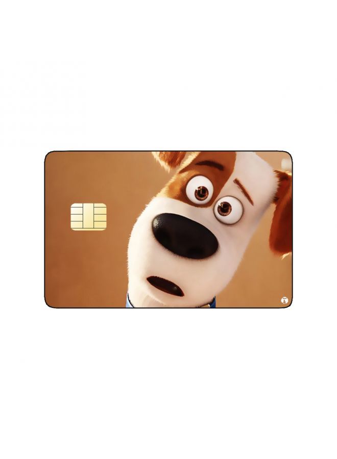 RKN PRINTED BANK CARD STICKER Animation Max From The Secret Life Of Pets By Universal - Image 2