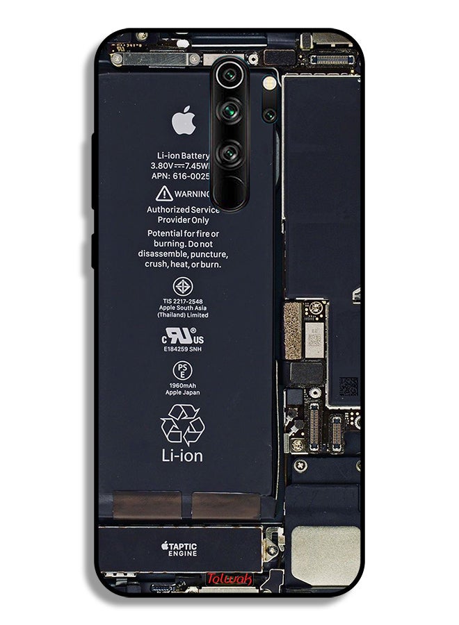 Tolwak Xiaomi Redmi Note 8 Pro Protective Case Cover Phone Circuit Pattern - Image 2