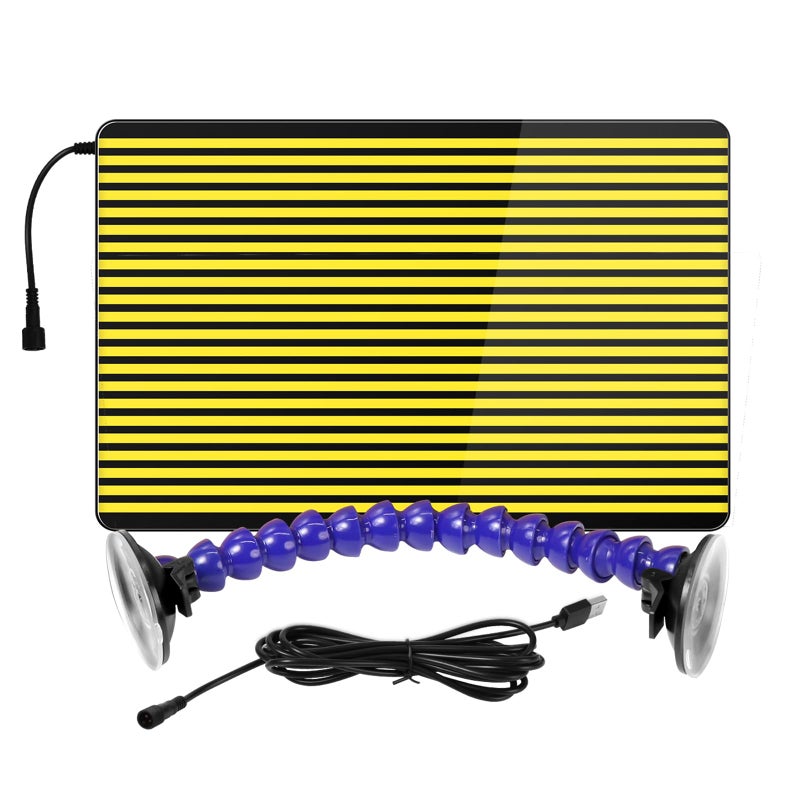 WHDZ LED Double Panel Strip Line Board Paintless Dent Repair Tool Kit Lamp Reflective Borde 5v USB lamp Board