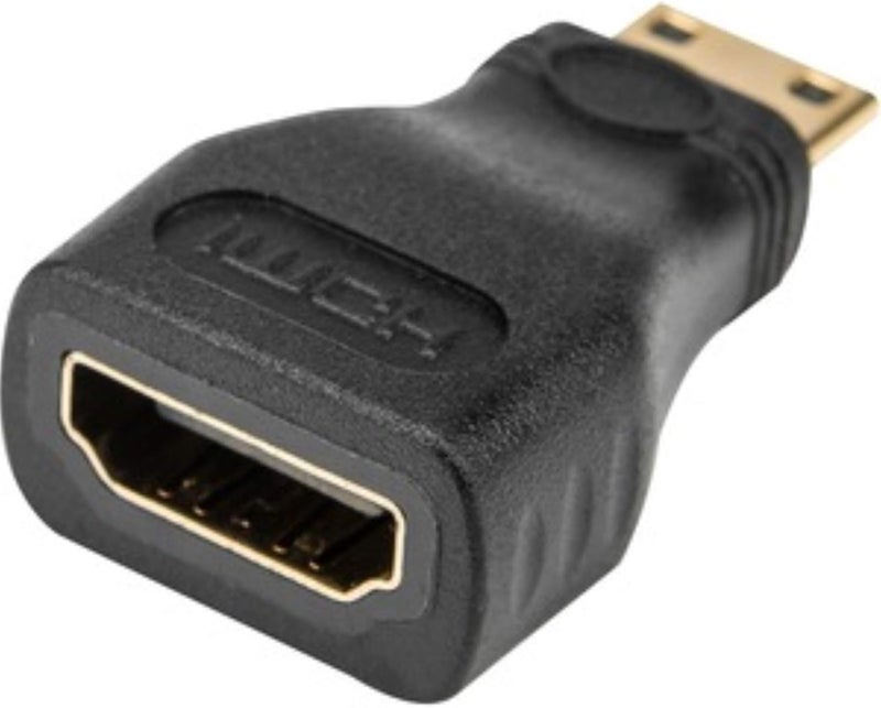Mini HDMI to HDMI M/F Black Adapter