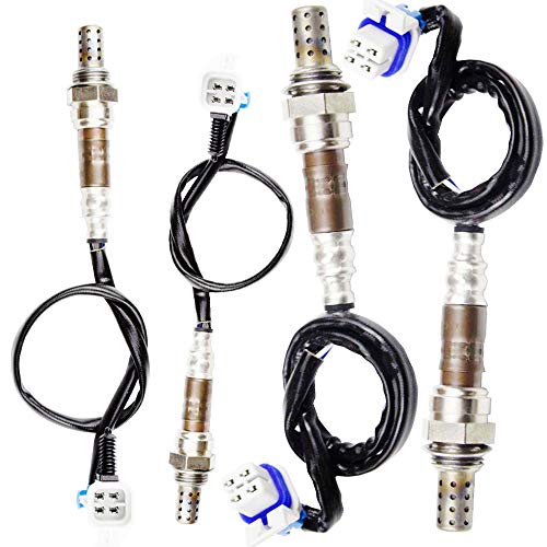 higherbro 4PCS Oxygen O2 Sensor for 2007 GMC Sierra 1500 4.8L/5.3L/ 6.0L/6.2L Upstream + Downstream - Image 1