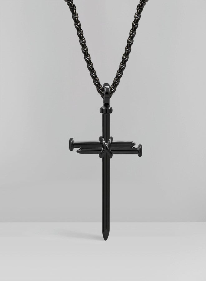 CXLDTE Easter Basket Stuffers Gifts Cross Necklace for Men Kids Teen Boys Gift Ideas 12 14 13 10 11 15 Year Old Baptism Christian Confirmation First Communion Gifts for Teens Teenage Boys To My Son from Mom - Image 4