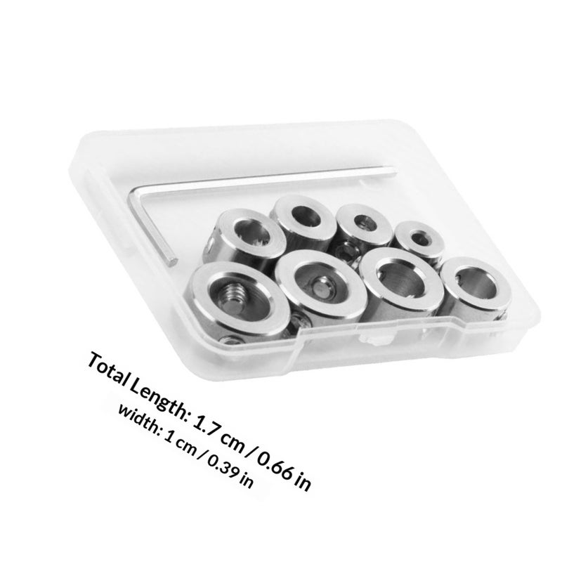 8 قطع عمق الحفر وقف الحفر الياقات 3-10MM حلقة المواقع المباعدة محدد - Image 2