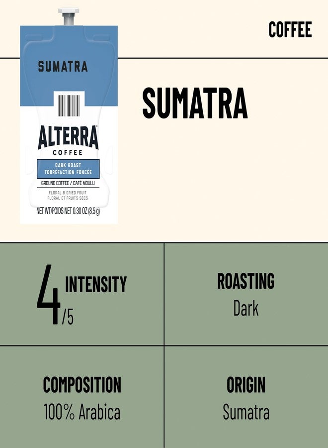 فلافيا عبوات Flavia Alterra Sumatra Freshpacks متوافقة فقط مع ماكينات تحضير القهوة Flavia، بنكهة التحميص الداكن (عبوة من 100 عبوة) - Image 2