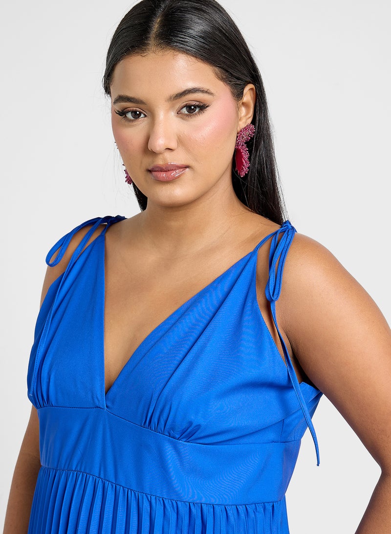 ايلا بلس فستان أومبر مطوي - Image 3