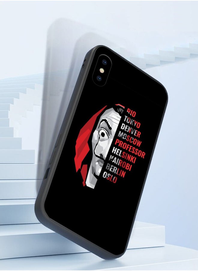 Generic - Protective Shockproof Case Cover For Apple iPhone X Money Heist street fashion art Drawing - Image 1