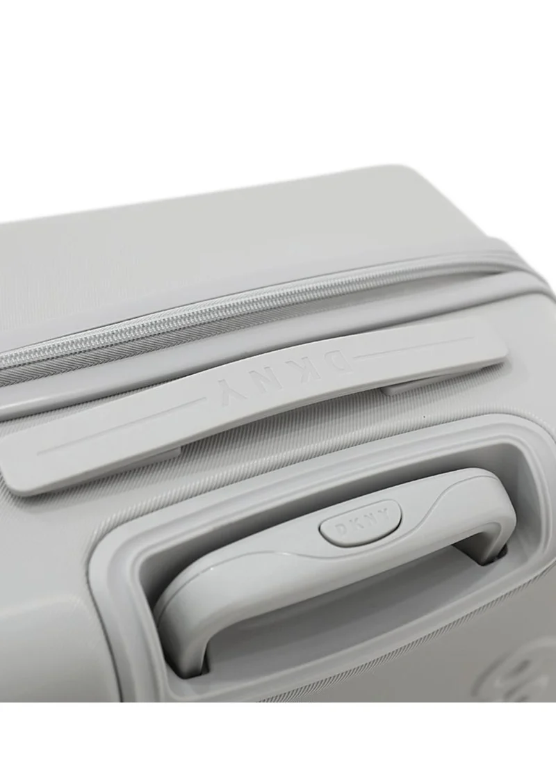 DKNY Clean Cut Hardside Luggage on Wheels for Unisex | Ultra Lightweight ABS on with Spinner Wheels 4 Color Sky Grey