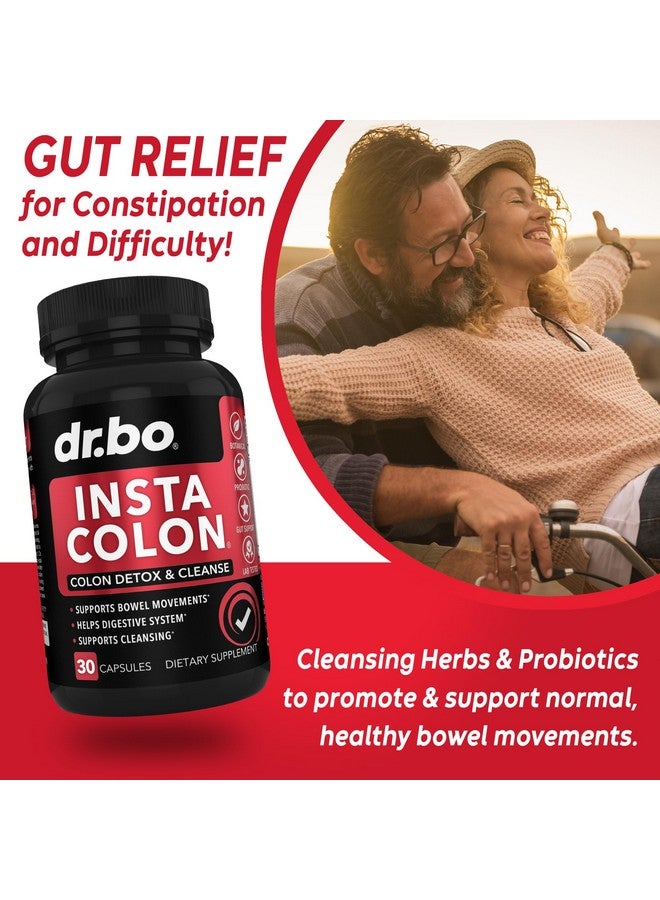 dr.bo Colon Cleanser Detox for Weight Flush - 15 Day Colon Cleanse Pills Poop for Women Men - Fast Natural Laxative, Bowel Movement Supplements Intestinal Health Body Flush Stomach Bloating Gut Loss Support - Image 3