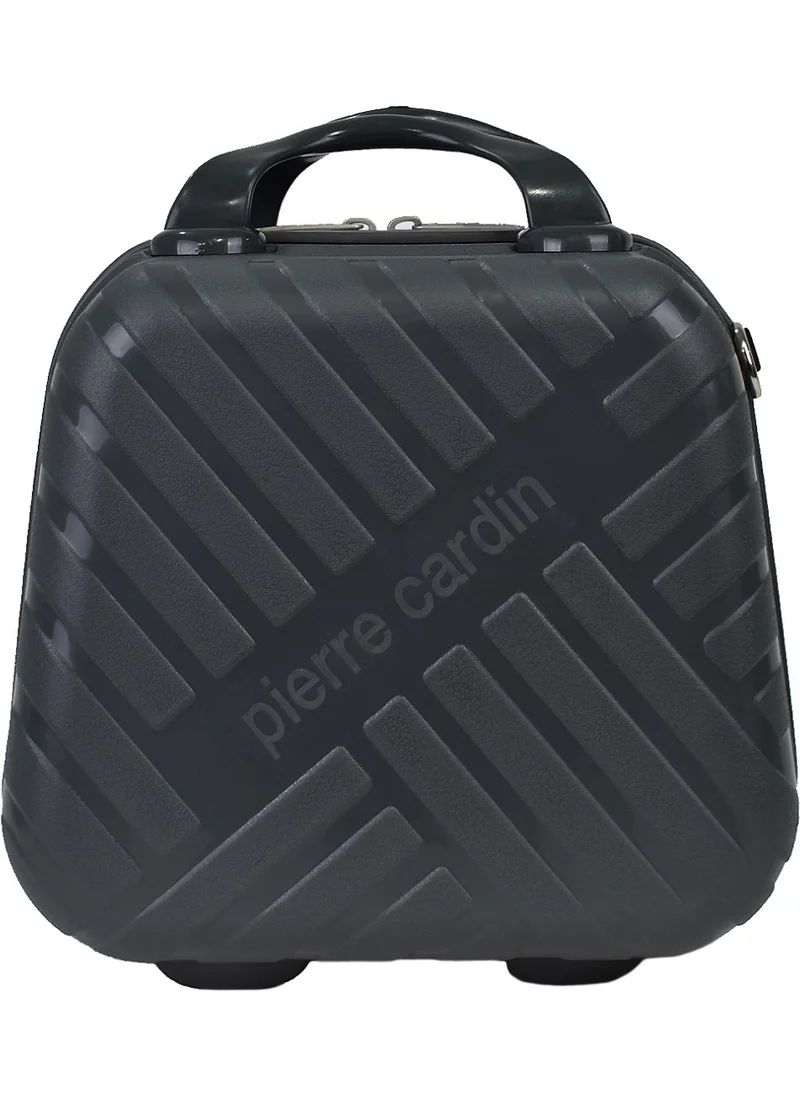 بيير كاردان Unbreakable Makeup Bag Hand Suitcase with Shoulder Strap Anthracite PC1960
