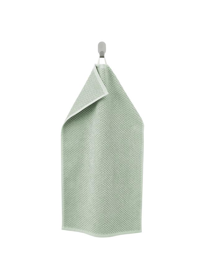 Hand towel, pale grey-green, 40x70 cm  - Image 1