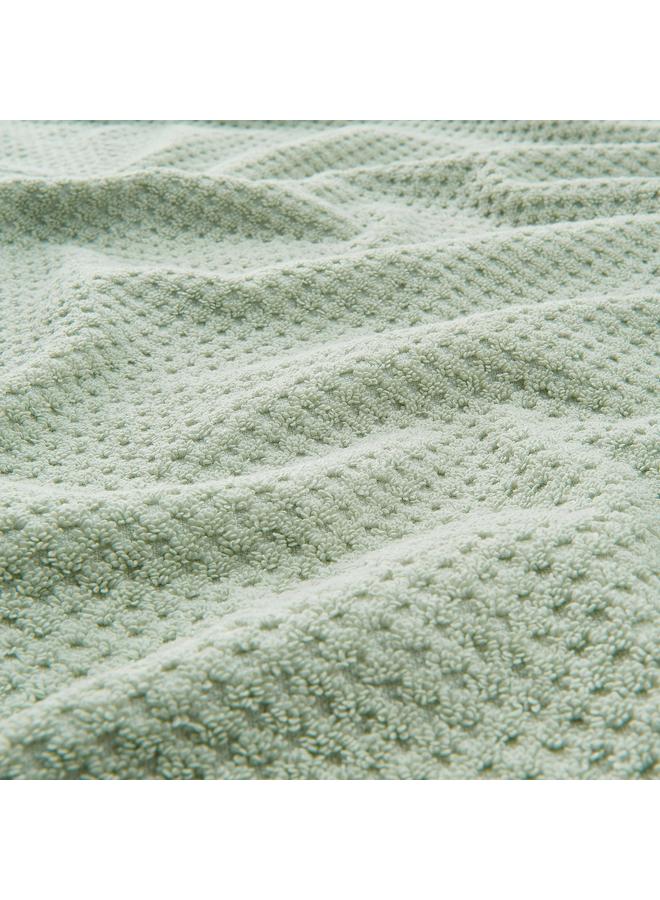 Hand towel, pale grey-green, 40x70 cm  - Image 2