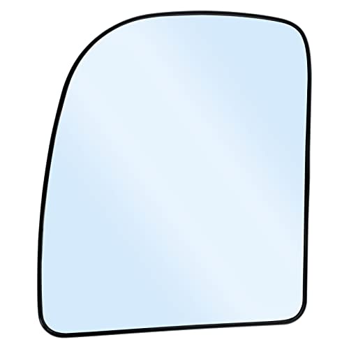 SKARUMMER Driver Left Side Heated Mirror Glass Replacement for 2002-2014 Ford E150 E250 E350 E450, 2000-2005 Ford Excursion, 1999-2007 Ford F-250 F-350 F-450 F-550 Side View Heated Convex Mirror - Image 1