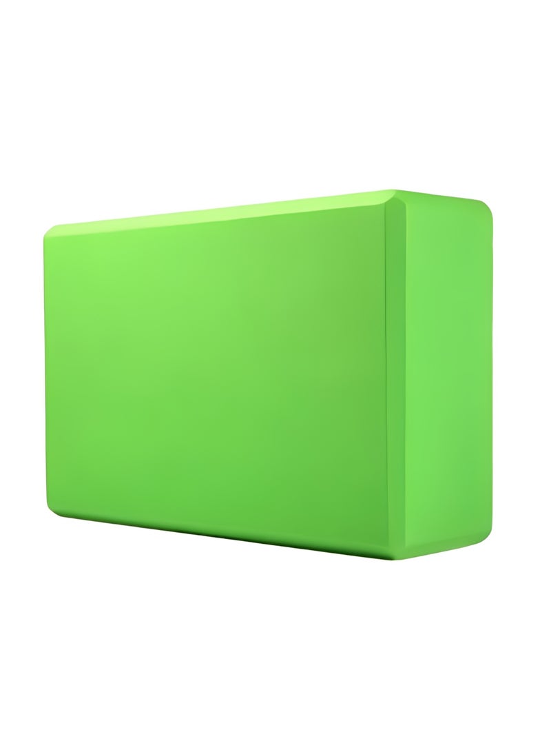 H PRO HM Sports Yoga Block Green |Supportive Foam Brick for Yoga, Pilates, Stretching and Balance Exercises - Image 2