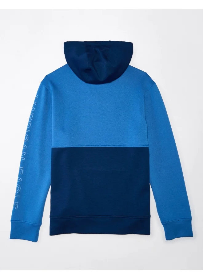 American Eagle Color Block Hoodie