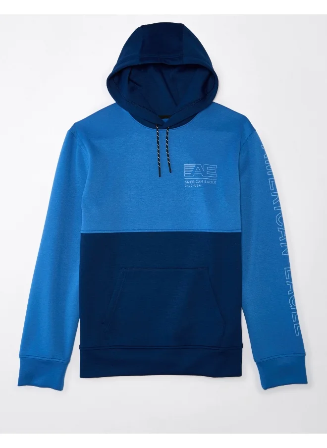 American Eagle Color Block Hoodie