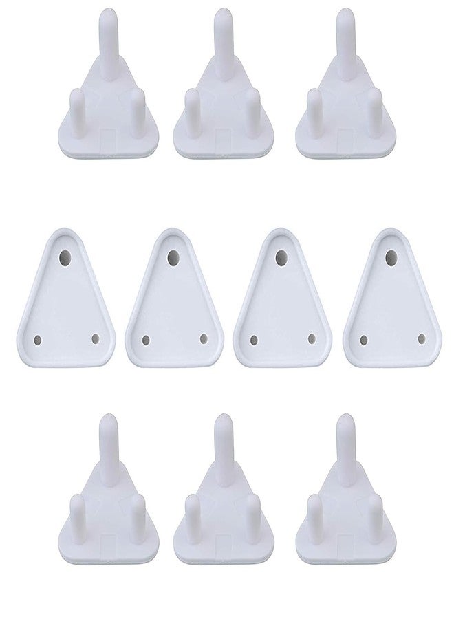 HUNCHA Socket Cover Sturdy Child Proof Electrical Protector Safety Improved Baby Safety Plug Covers, Baby Proofing, Easy Install, Shock Prevention, Caps Difficult for Toddler to Remove, Pack of 10 - Image 1