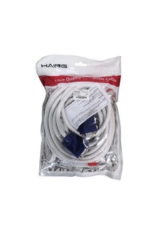 Haing VGA TO VGA WHITE CABLE 1.5 METER HAING 3+4 OD7.0 Hl-0105-VGA  - Image 2
