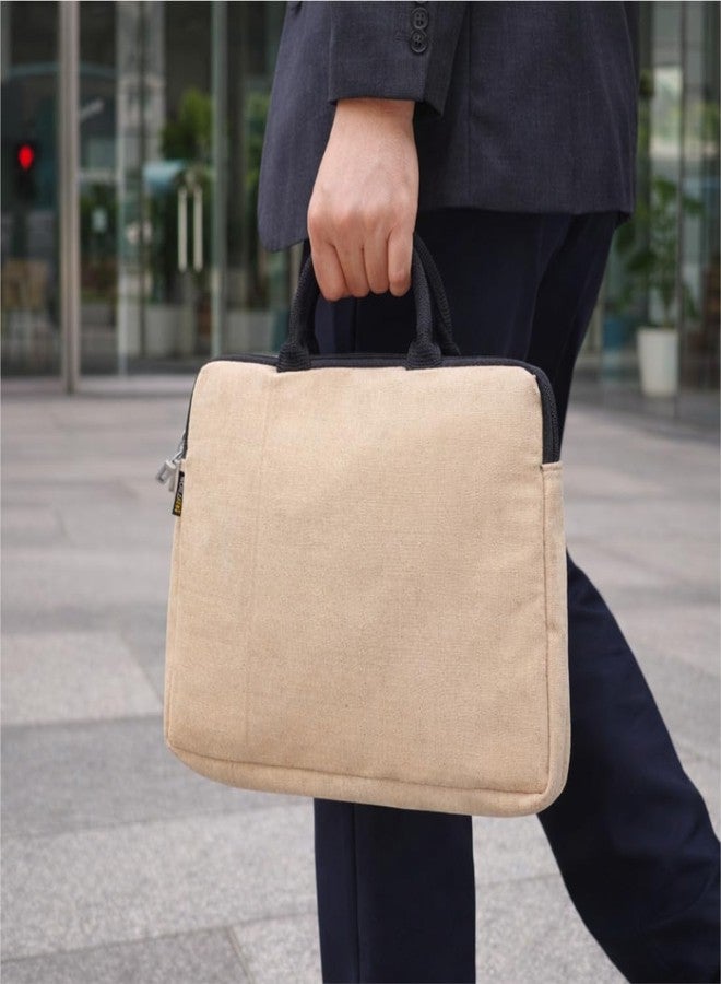 WORLDONE Jute Office Bag/Handbag for Working Professionals, Eco Friendly, Biodegradable, Perfect for Carrying Document and Office Essentials/Accessories, Size FC, Set of 1 - Image 2