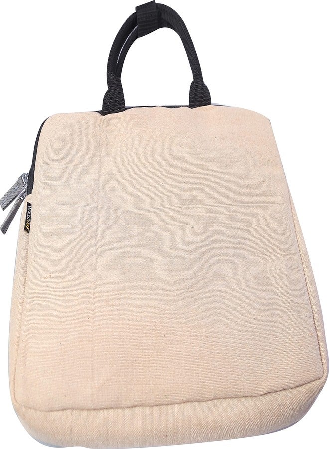 WORLDONE Jute Office Bag/Handbag for Working Professionals, Eco Friendly, Biodegradable, Perfect for Carrying Document and Office Essentials/Accessories, Size FC, Set of 1 - Image 1