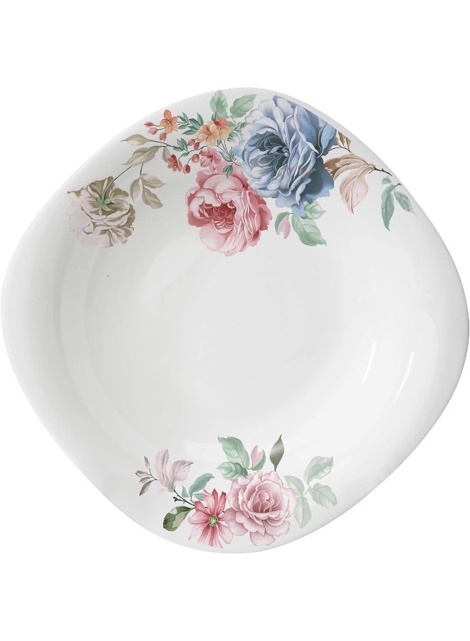 طبق جانبي من زجاج أوبال هارموني سيرفويل 8.5 بوصة بتصميم مرجاني