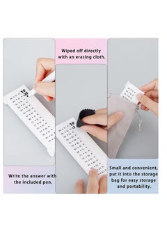 SYOSI Practice Math Board Children's Reusable Oral Calculation Exercise Board, Erasable Math Scrolling Board Subtraction and Addition Math Counting Writing Board for Learning Education  - Image 5