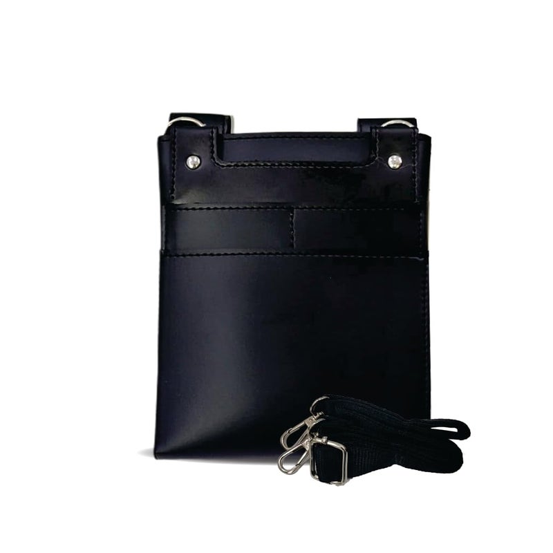 UD UD Professional Salon Barber Hairdressing Scissor Pouch Salon Tools Holster Utility Pouch Black PU Leather 1PC SKU SP505