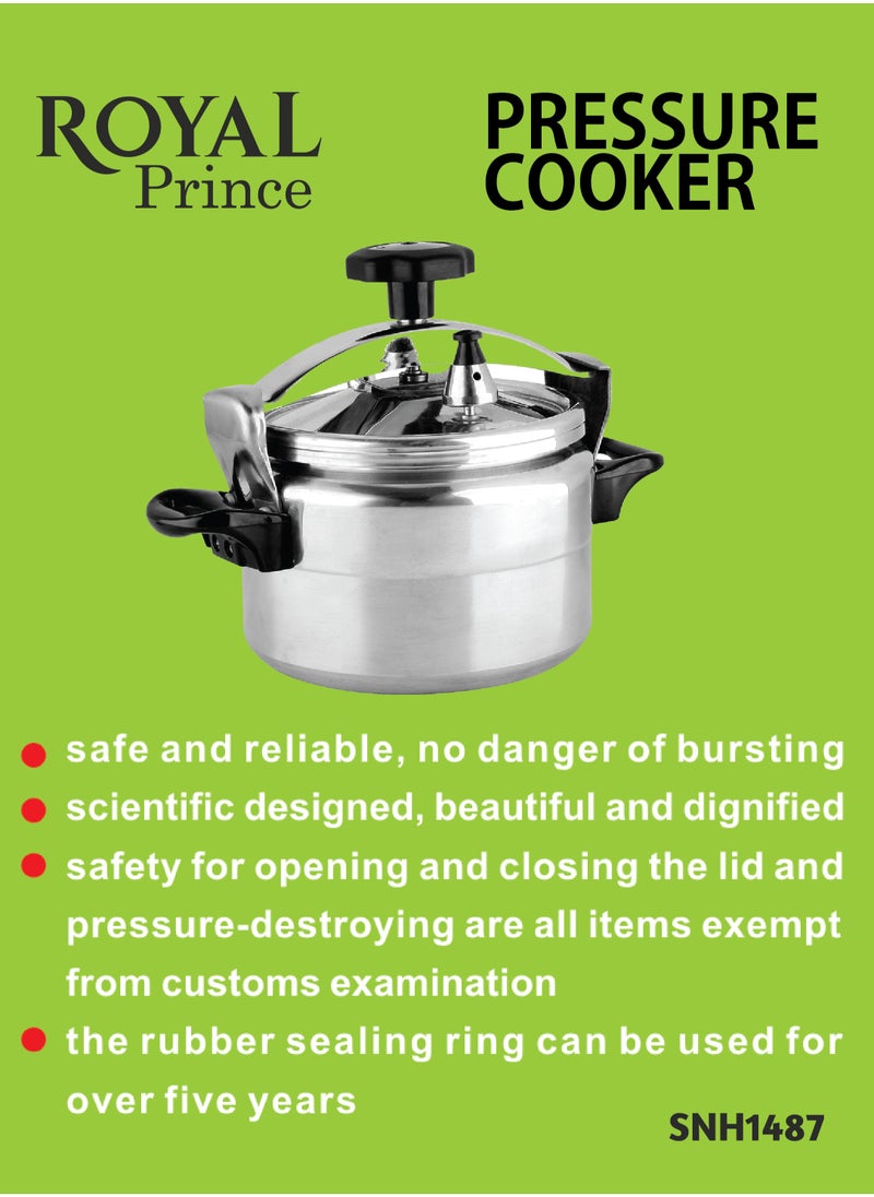 Royal Prince Aluminium Pressure Cooker 11 Liter Arabic Cooker SNH1487 Silver Color - pzsku/Z88FFB261B5B7E882A212Z/45/_/1732191462/cdaa50c1-b22d-4538-88c0-3c11b10bda04