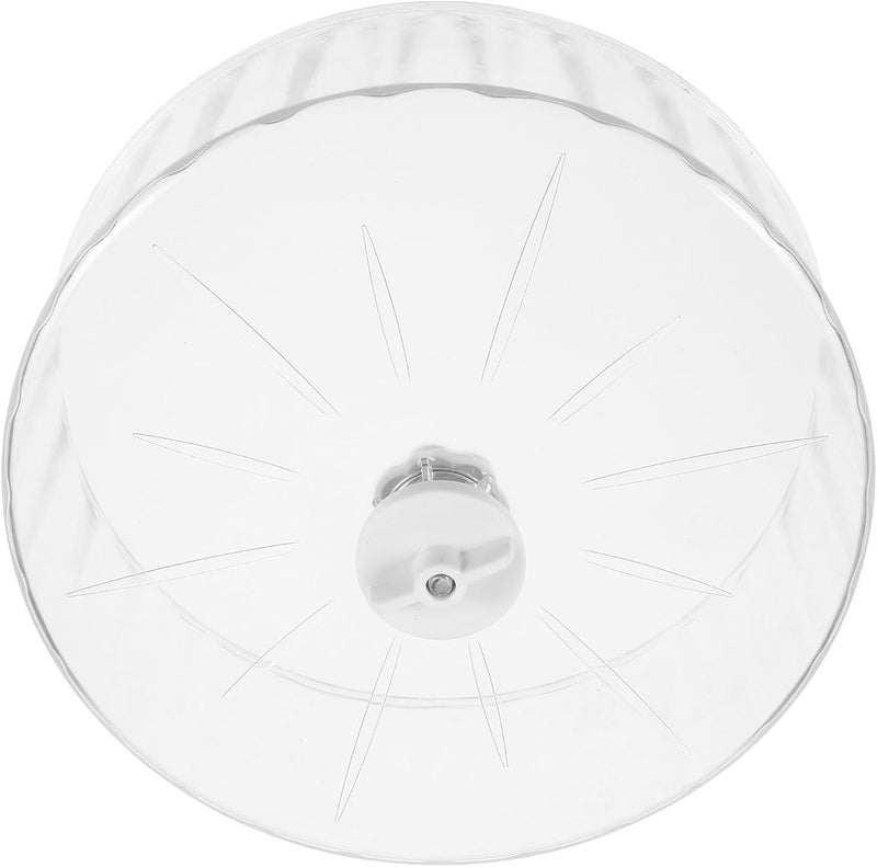 Hamster Running Wheel Silent Dual-Bearing 22cm Crystal Exercise Wheel for Small Animals Gerbils Mice Hedgehogs Pet Sports - Image 1