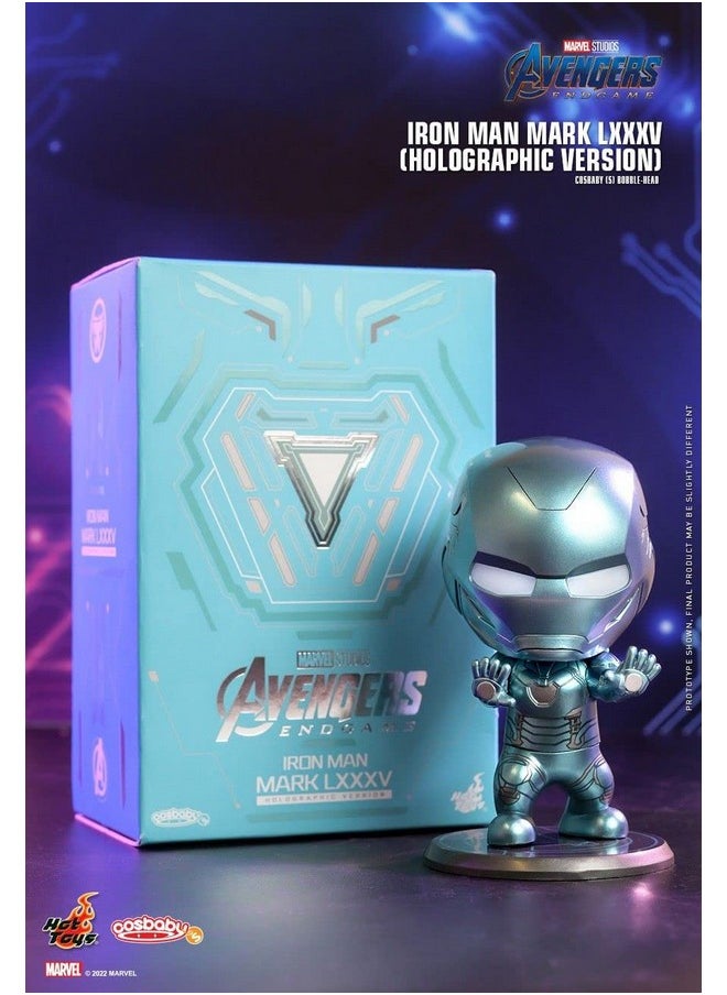 Hot Toys - Iron Man Mark Lxxxv Holographic Cosbaby Bobble Head - Image 1