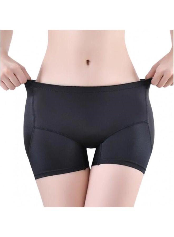 HALAMODO شورتات تشكيل الخصر، رافع الوركين للنساء، ملابس داخلية مبطنة لرفع الورك، شورتات داخلية سلسة معززة - Image 1