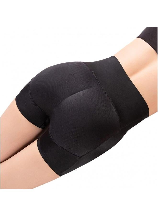 HALAMODO شورتات تشكيل الخصر، رافع الوركين للنساء، ملابس داخلية مبطنة لرفع الورك، شورتات داخلية سلسة معززة - Image 3