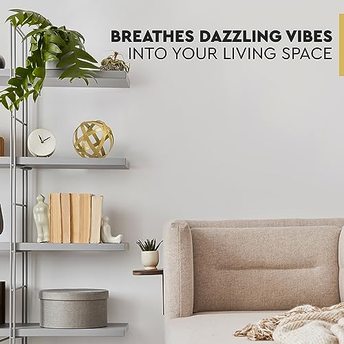 Everydecor Metal Decorative Sphere for Home Decor - Decorative Balls for Shelves, Centerpiece Bowls, Bookshelf - Decoration Orbs Accents for Living Room, Bedroom - Distressed Gold Shelf Spheres - Image 5