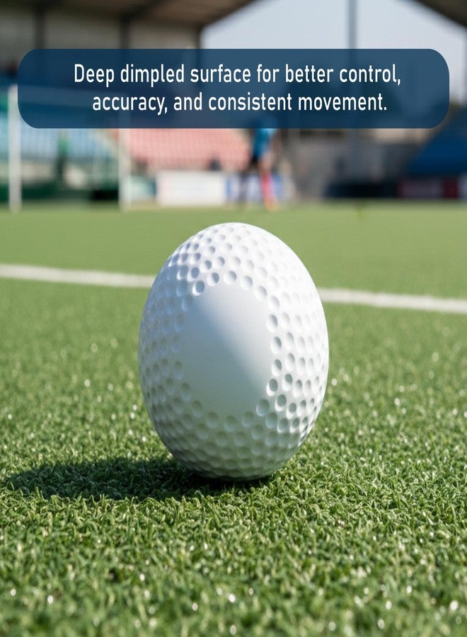 Troft Turf Hockey Ball (White, Standard Size) (Pack of 2) - Image 4