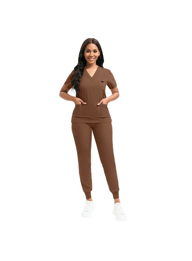 NIBEMINENT Operating Room Surgical Workwear Doctor Dentist Workwear Works Scrubs Clothes Surgical Scrubs Set  Operating Room Medic - Image 1