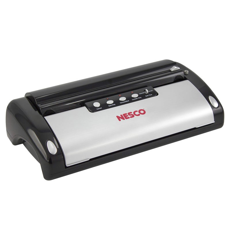 NESCO VS-02 Food Starter Kit with Automatic Shut-Off and Vacuum Sealer Bags, Black 18.25 X 5.25 X 11.5 - Image 1