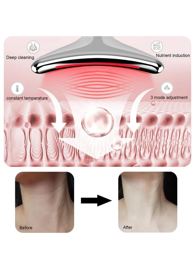 general Face and Neck Beauty Device, Multifunctional Facial Skin Care Tool, 7 Color Led Face Neck Massager for Skin Care Routine at Home  - Image 4