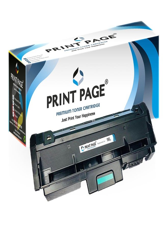 خرطوشة حبر Print Page 116L متوافقة مع MLT-D116L للطابعات SL-M2625، SL-M2626، SL-M2675، SL-M2676، SL-M2825، SL-M2826، SL-M2875، SL-M2876 (قطعة واحدة) - Image 1