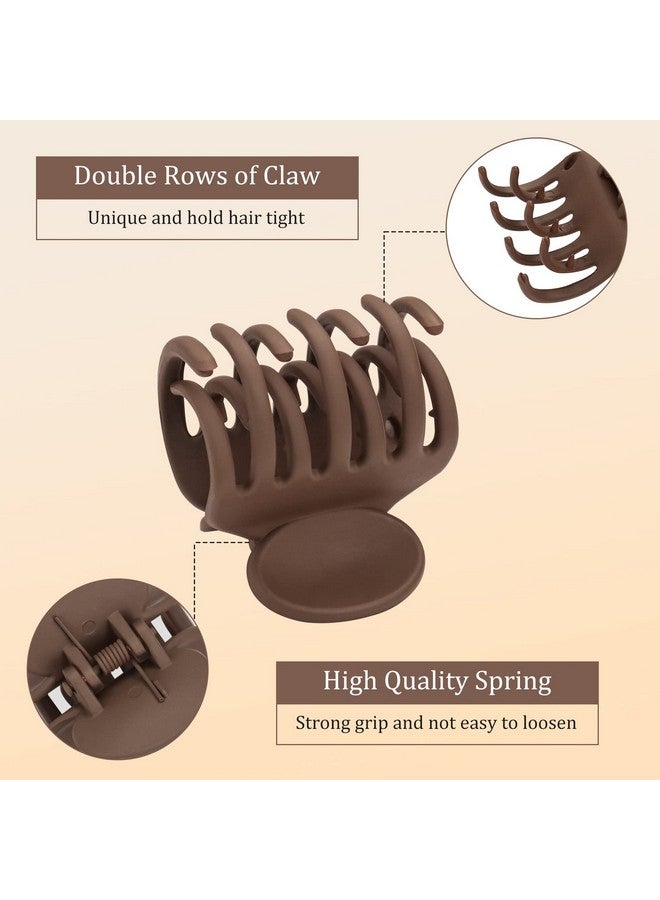 Jelyne 12 Pcs Double Row Teeth Hair Claw Clips 1.6'' Medium Hair Jaw Clips Matte And Shiny Small Claw Hair Clips For Thin Hair Nonslip Short Hair Halfupdo Hair Accessories For Women And Girls - Image 5