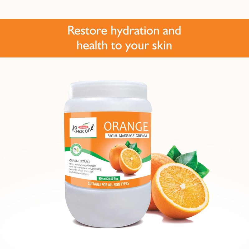 BEEONE Orange Massage Cream 900 ML - Image 4
