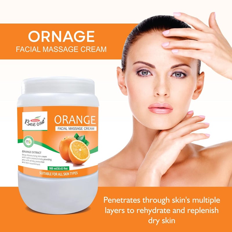 BEEONE Orange Massage Cream 900 ML - Image 3