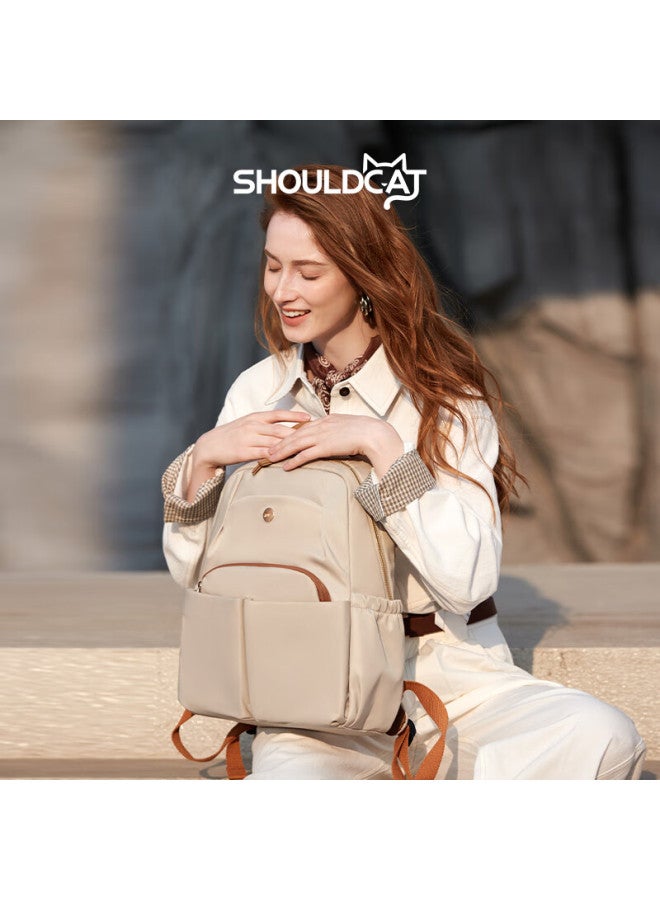 Shouldcat Women's Lightweight Backpack Large Capacity 15-inch Laptop Bag Travel Commuter Bag Christmas Gift - Image 3