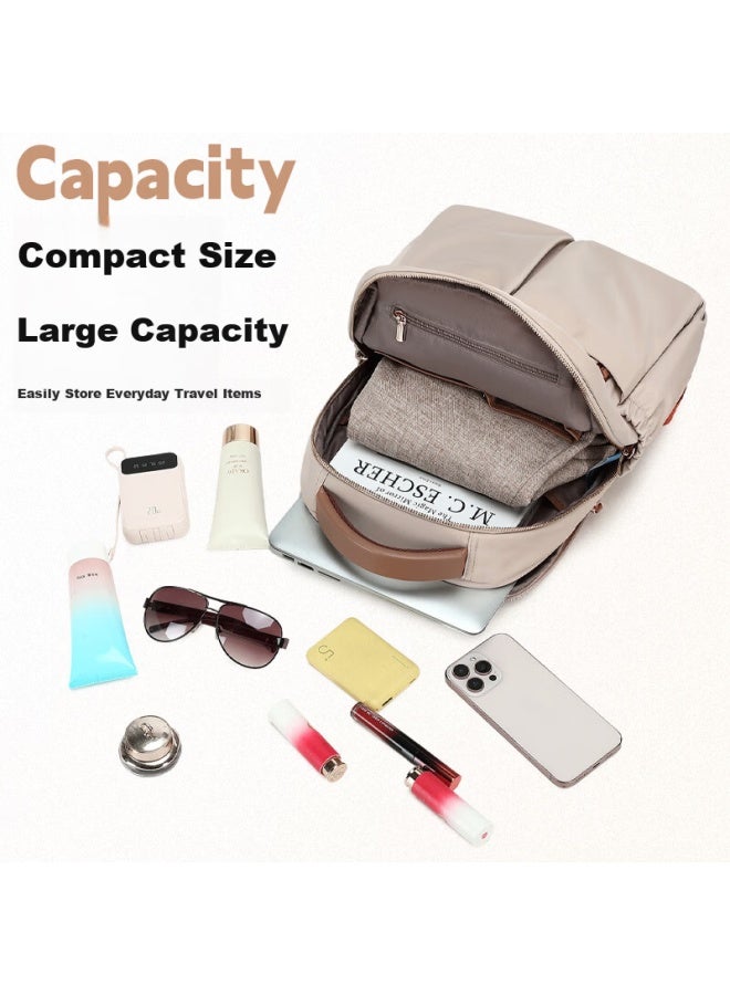 Shouldcat Women's Lightweight Backpack Large Capacity 15-inch Laptop Bag Travel Commuter Bag Christmas Gift - Image 4
