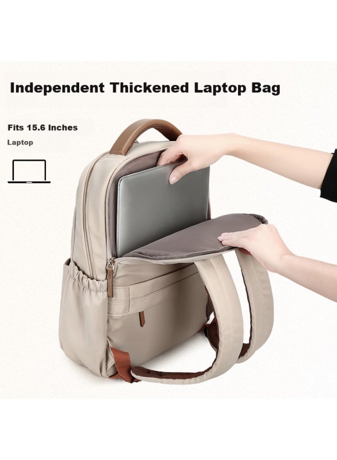 Shouldcat Women's Lightweight Backpack Large Capacity 15-inch Laptop Bag Travel Commuter Bag Christmas Gift - Image 5
