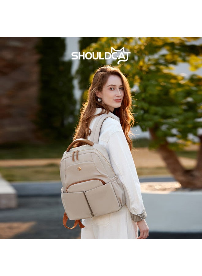Shouldcat Women's Lightweight Backpack Large Capacity 15-inch Laptop Bag Travel Commuter Bag Christmas Gift - Image 1