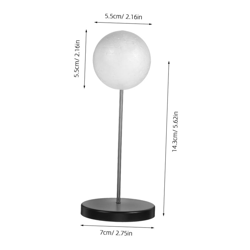 Metal Foam Wig Holder Styling Stand For Doll Hair Display And Travel - Image 2